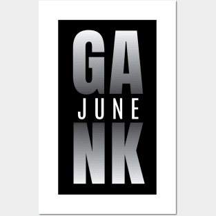 June Gank in Dark Color Posters and Art